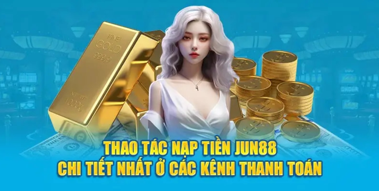 thực hiện nạp tiền Jun88